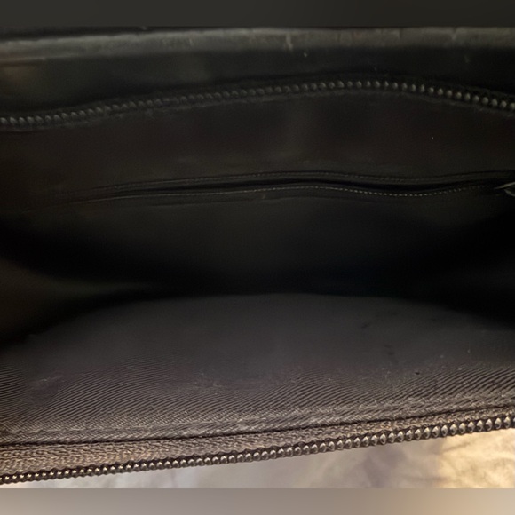 FOSSIL- Black Leather Crossbody Bag - Picture 4 of 5